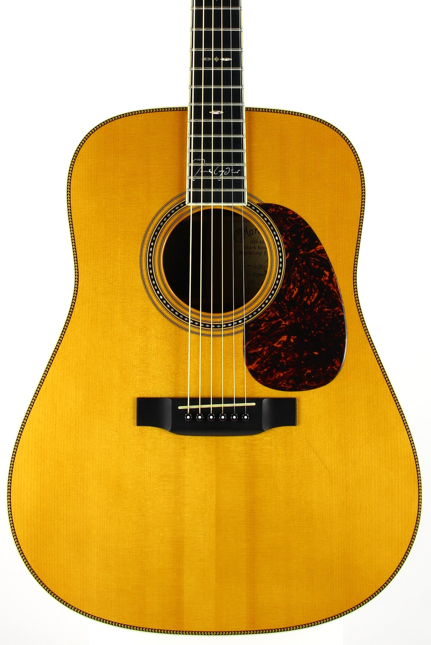 2002 Martin HD-40MK Mark Knopfler SIGNED Acoustic Dreadnought Guitar - Italian Alpine Spruce/Rosewood - Limited Edition