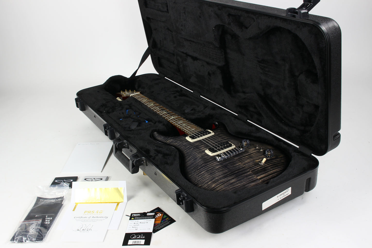 2025 PRS Charcoal Phoenix Limited Edition Private Stock Grade Curly Maple Top Ziricote 40th Anniversary