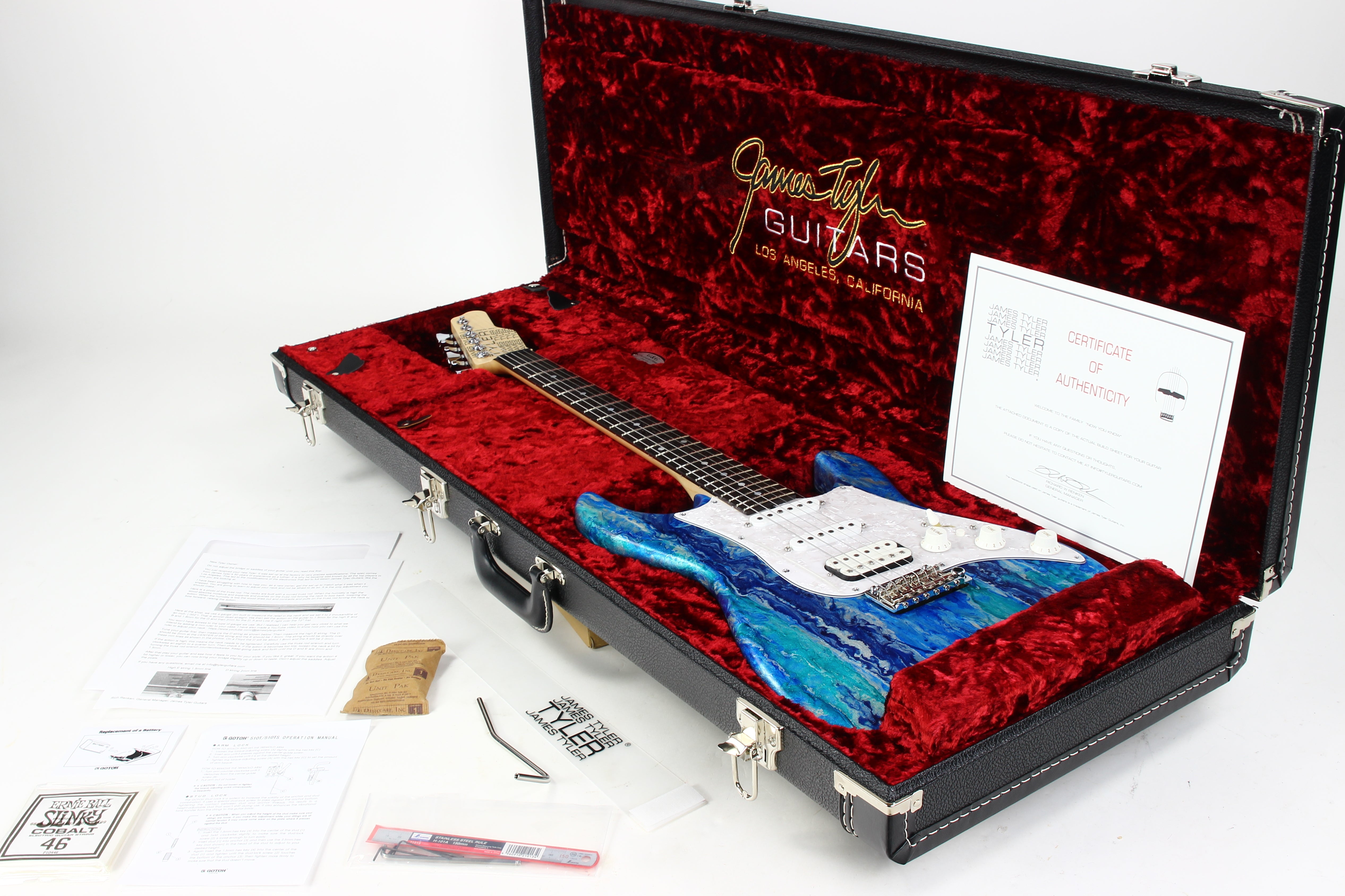 2025 James Tyler USA Studio Elite HD P Arctic Shmear | Super Strat