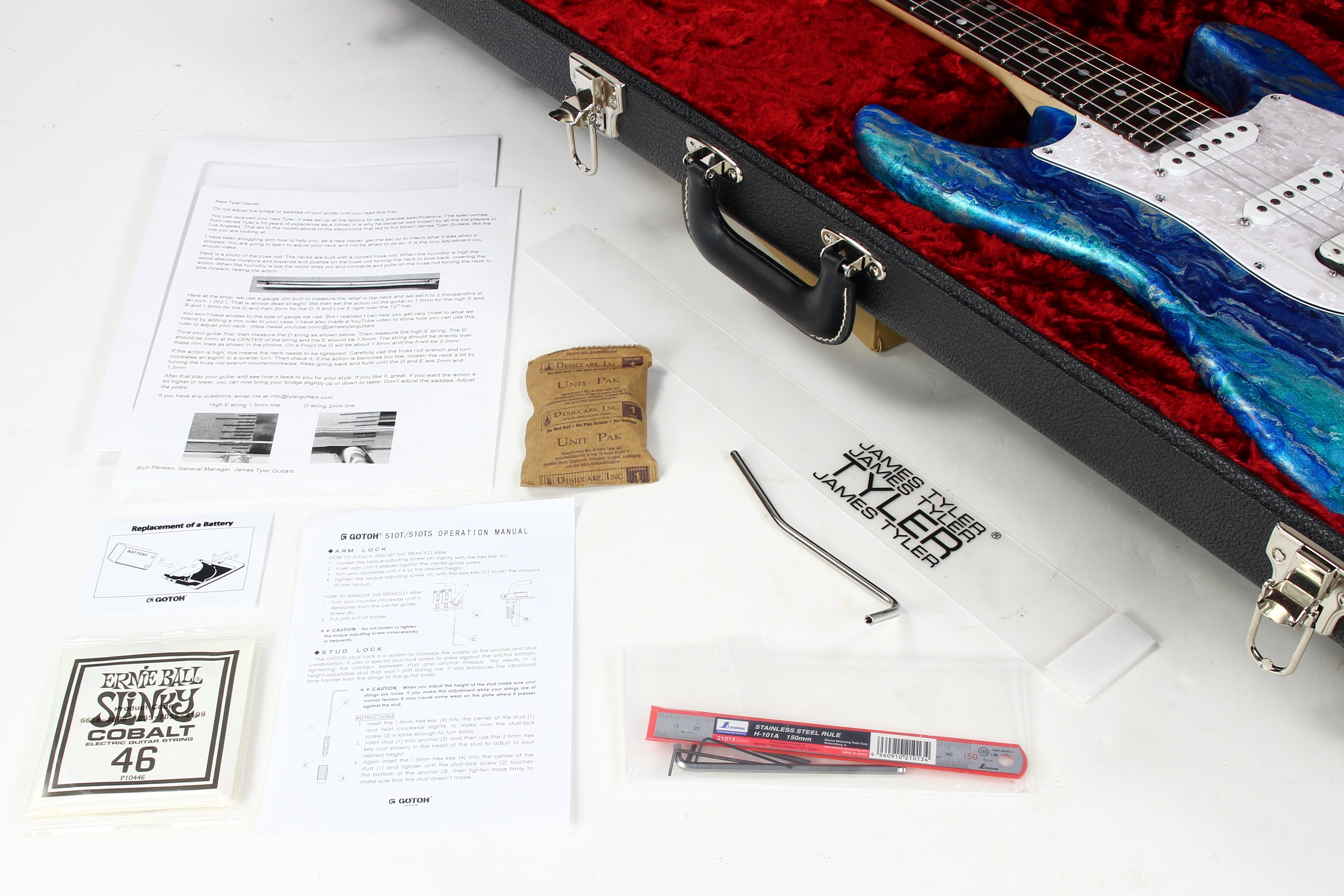 2025 James Tyler USA Studio Elite HD P Arctic Shmear | Super Strat