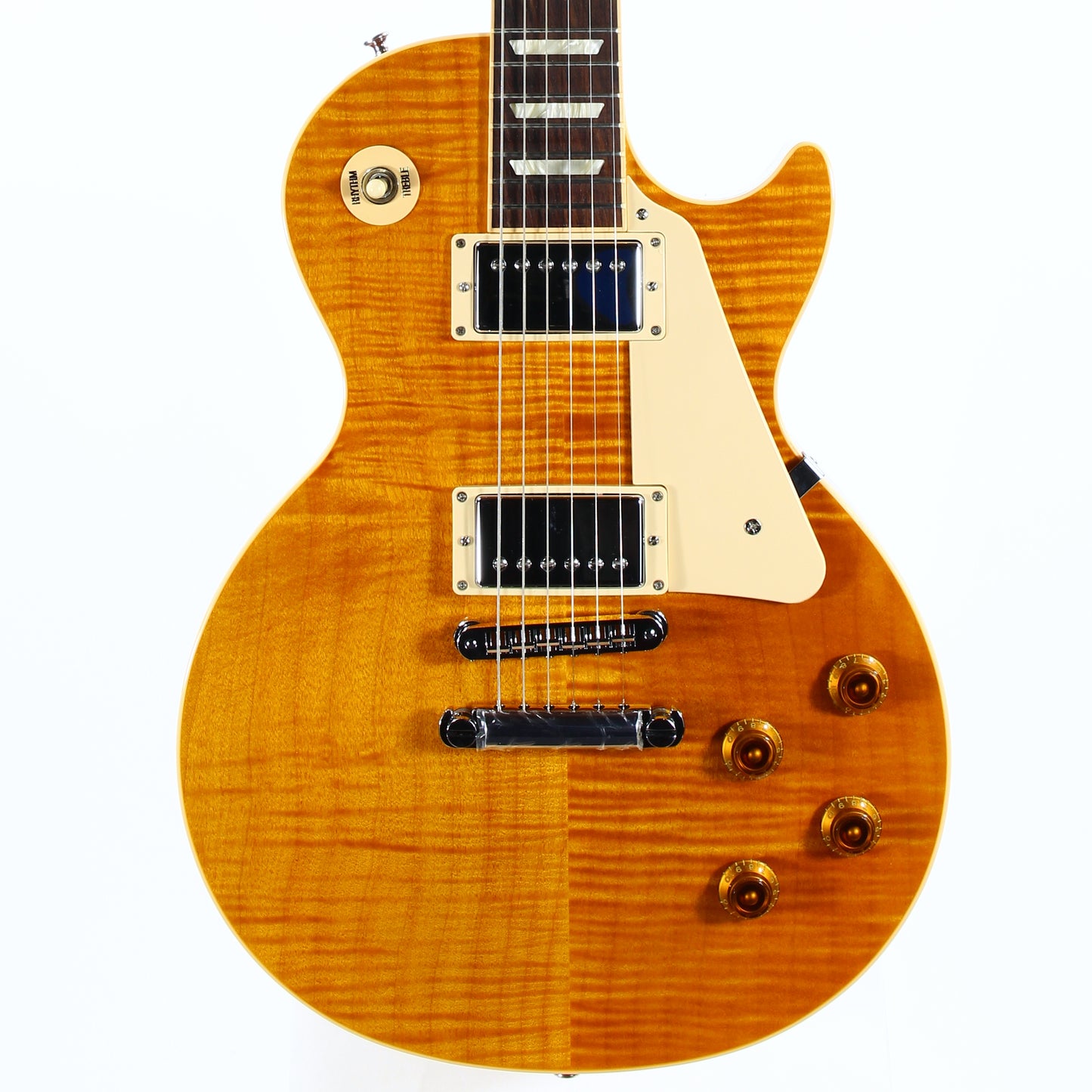 2013 Gibson Les Paul Standard Plus FLAMETOP Translucent AMBER - Near Mint w/ Original Case!