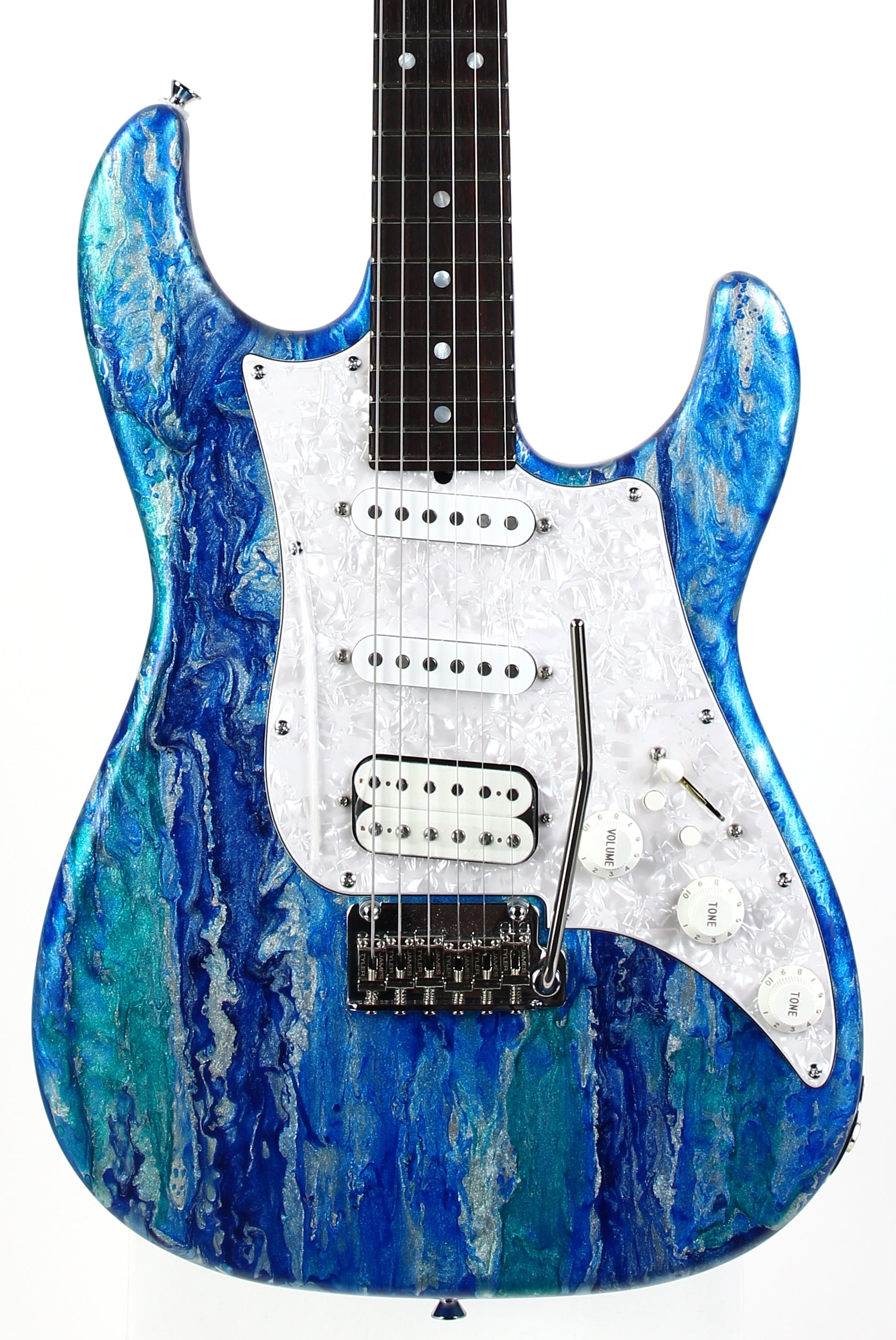 2025 James Tyler USA Studio Elite HD P Arctic Shmear | Super Strat