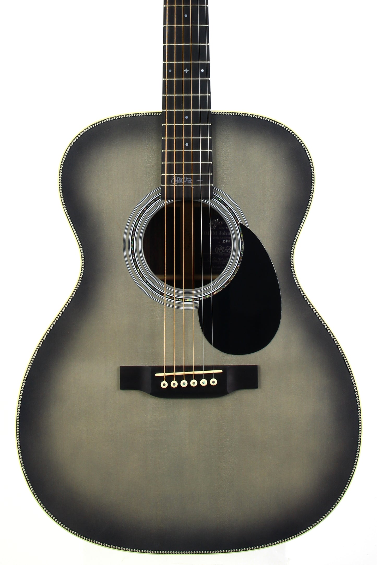 Martin 20th Anniversary OMJM John Mayer Signature Model - Grey Sunburst OM-28