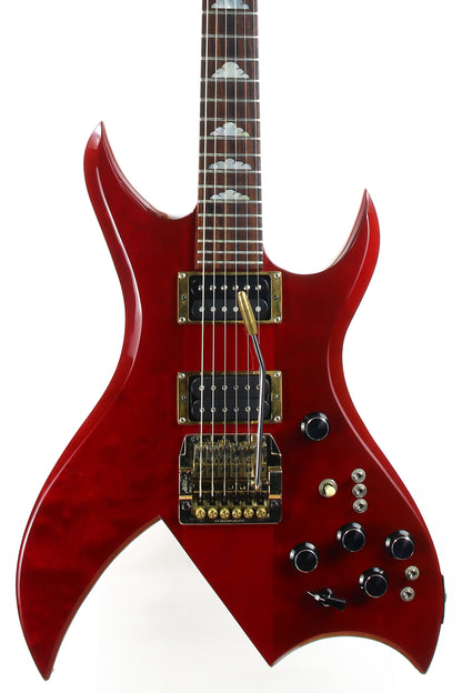 1984 B.C. Rich USA Bich Deluxe Transparent Red Supreme Standard