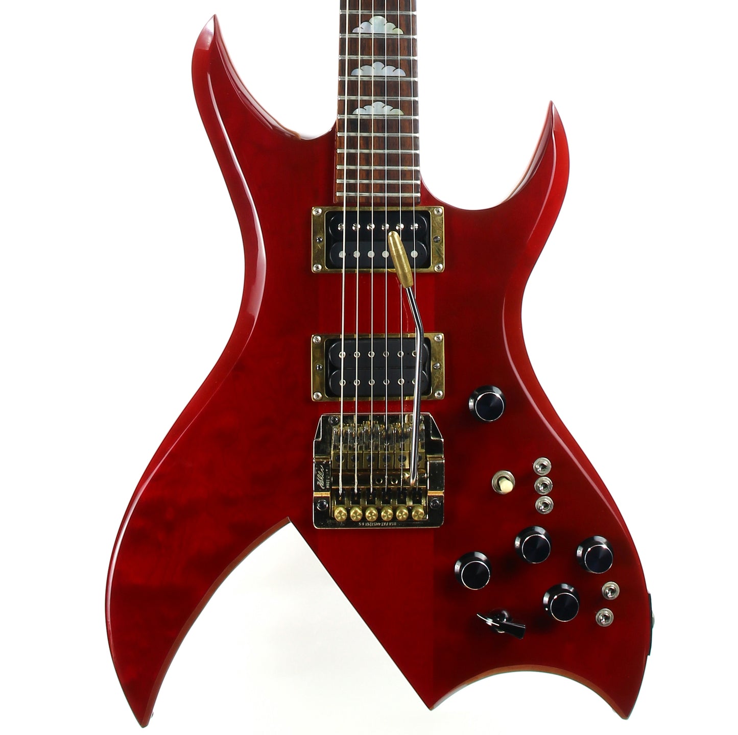 1984 B.C. Rich USA Bich Deluxe Transparent Red Supreme Standard