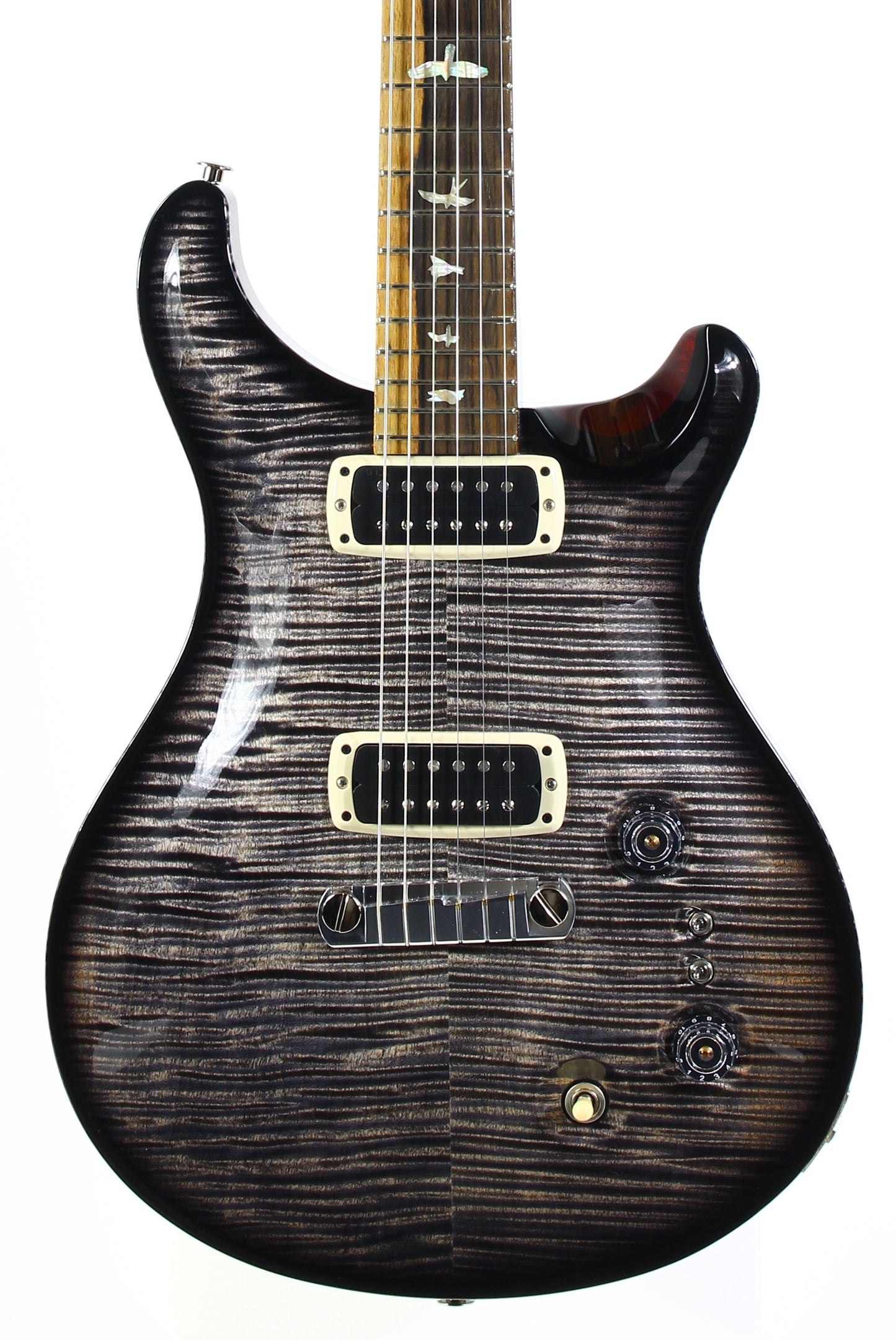 2025 PRS Charcoal Phoenix Limited Edition Private Stock Grade Curly Maple Top Ziricote 40th Ann