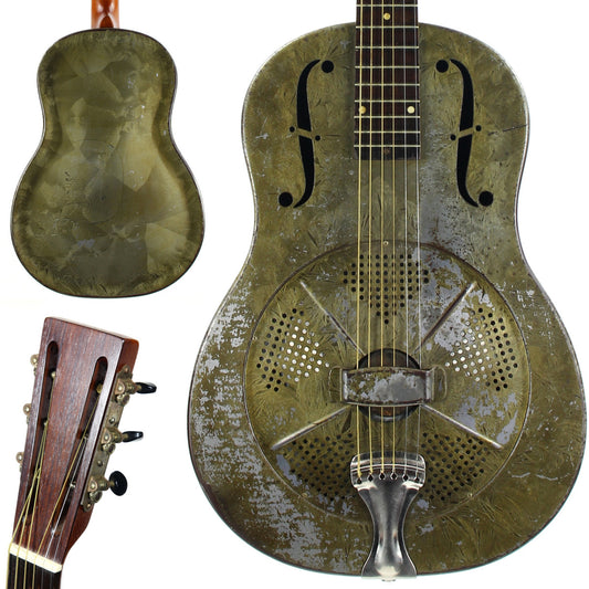 c. 1930 National Style O Sears and Roebuck Duolian Resophonic Resonator Guitar