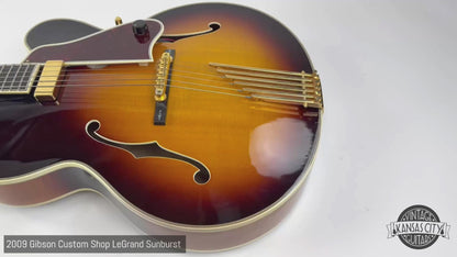 2009 Gibson Custom Shop LeGrand Sunburst  Johnny Smith type Archtop by James Hutchins!