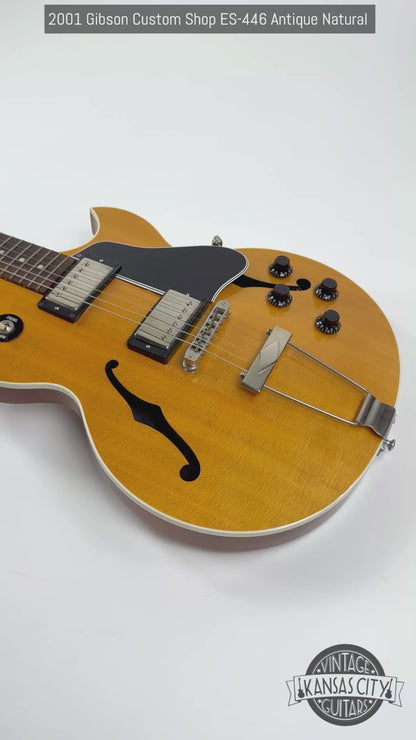 2001 Gibson Custom Shop ES-446 Antique Natural Pat Martino type