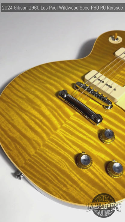 2024 Gibson Custom Shop 1960 Les Paul Wildwood Spec P90 R0 '60 Reissue KILLER TOP!