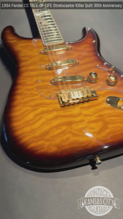1994 Fender Custom Shop TREE OF LIFE Stratocaster SCHULTZ-O-CASTER Killer Quilt 30th Anniversary