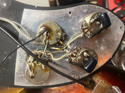 1975 Fender Telecaster Deluxe Sunburst Vintage Guitar Wide Range Humbuckers! NOT REISSUE!