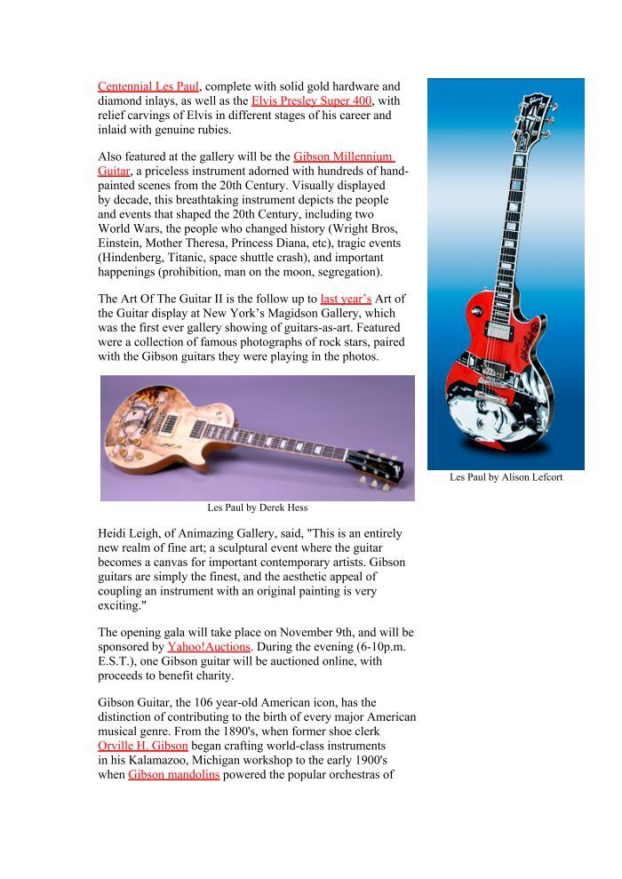 Gibson Custom Shop BUG ES-5 Switchmaster by Carol Paulsen "Art of Guitar" 1999