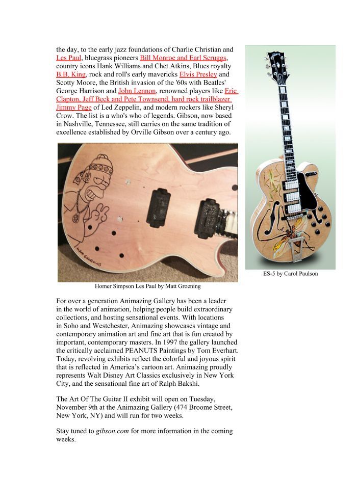 Gibson Custom Shop BUG ES-5 Switchmaster by Carol Paulsen "Art of Guitar" 1999