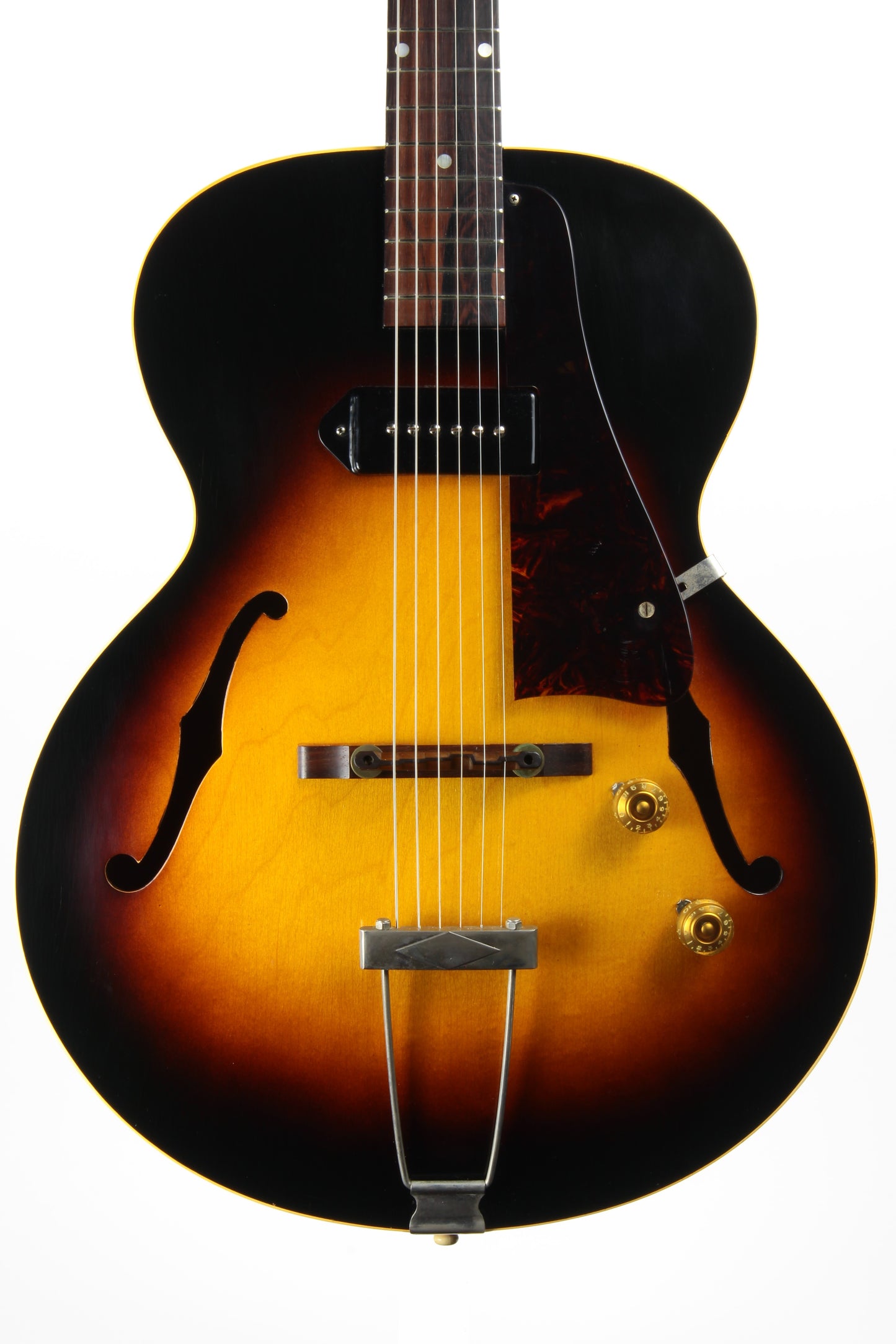 1954 Gibson ES-125 Full-Body Vintage Archtop w/ Original Lifton Hardshell Case - Sunburst, P90 Pickup