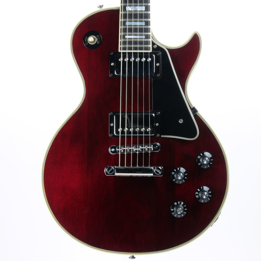 CLEAN 1976 Gibson Les Paul Custom Wine Red - CHROME HARDWARE, Original Case, Vintage