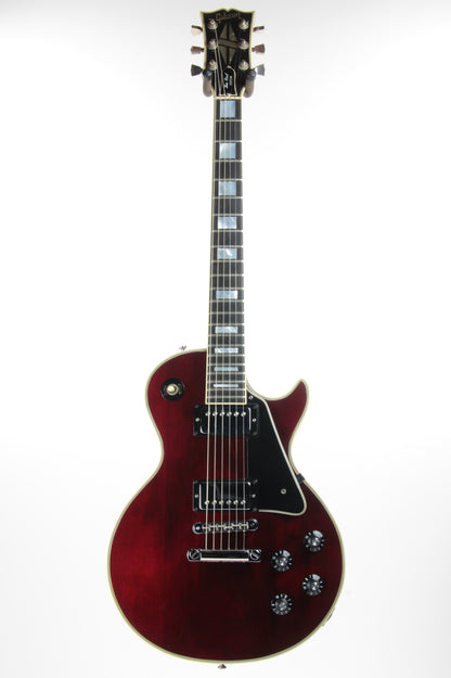 CLEAN 1976 Gibson Les Paul Custom Wine Red - CHROME HARDWARE, Original Case, Vintage