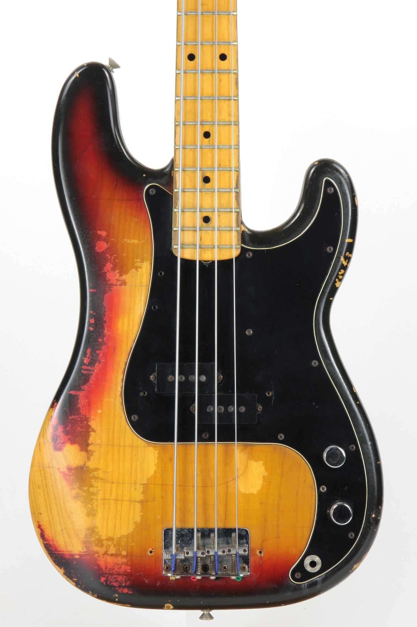 1977 Fender Precision Bass Vintage - Sunburst, Maple Board, P-Bass, Real Relic, not Custom Shop!