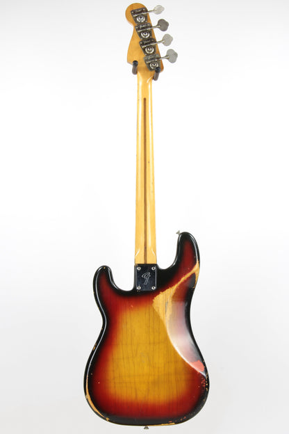 1977 Fender Precision Bass Vintage - Sunburst, Maple Board, P-Bass, Real Relic, not Custom Shop!