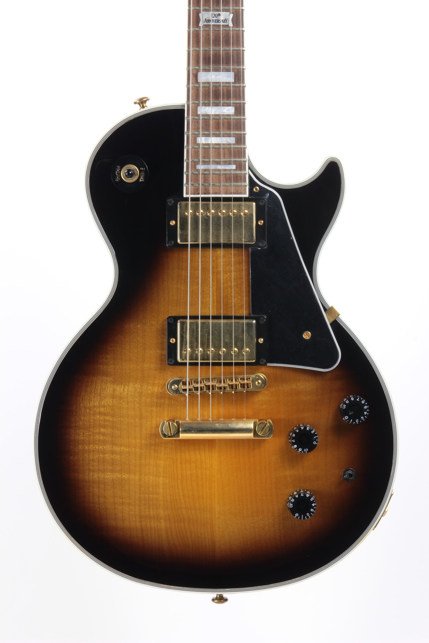 2014 Gibson Les Paul Custom Classic Lite Vintage Sunburst - 120th Anniversary - Light Figured/Flametop