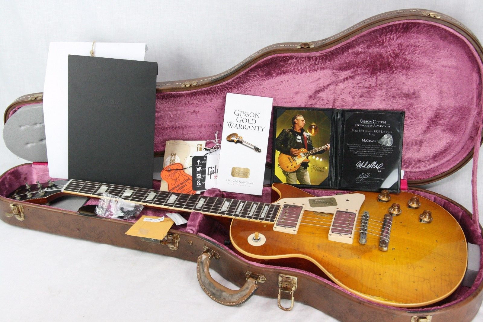 *SOLD*  2017 Gibson Les Paul 1959 Reissue Mike McCready Signature Aged 59 Custom Shop R9