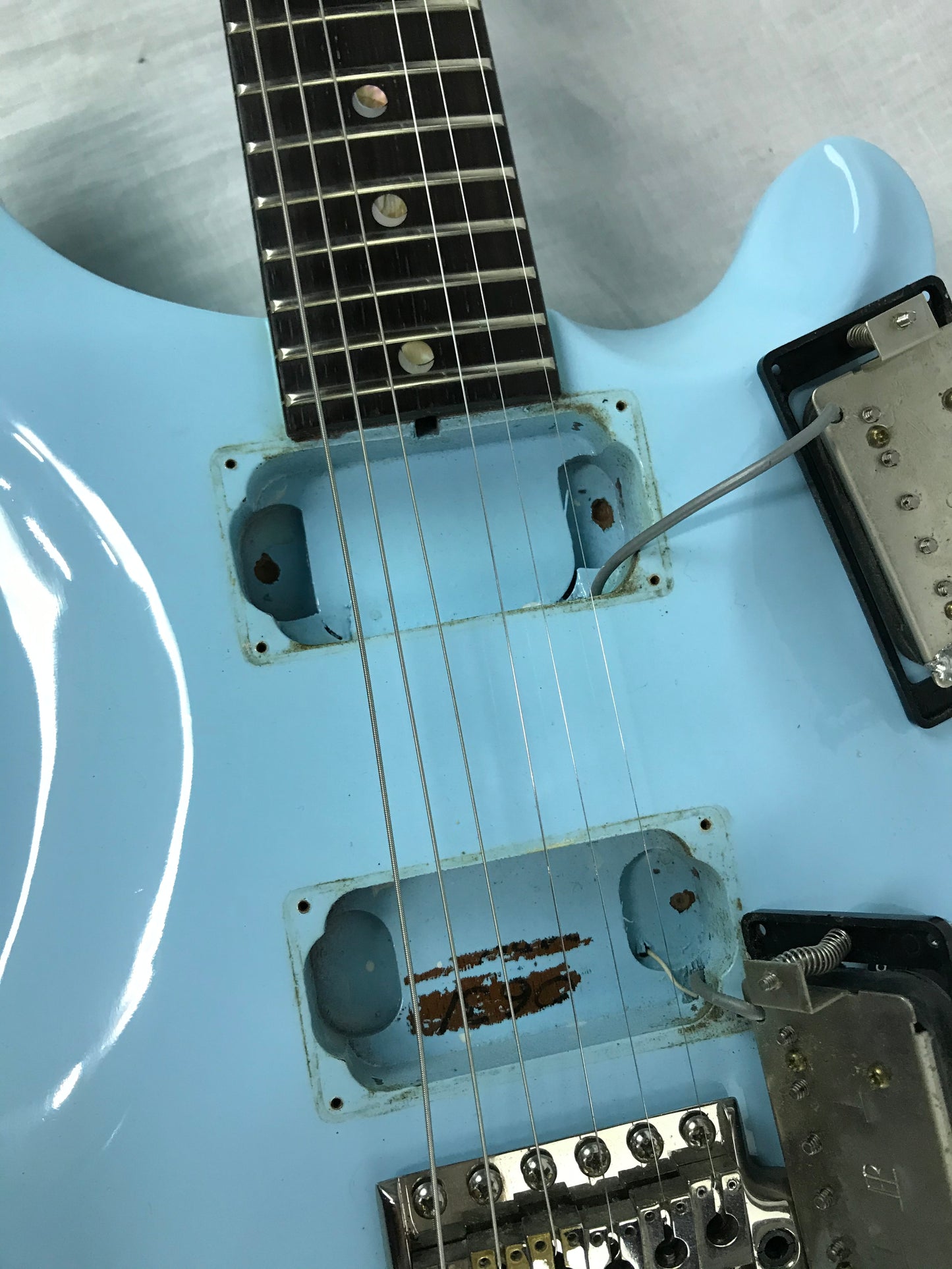 1986 PRS Guitar BABY BLUE Pre Standard 1985 Specs BRAZILIAN ROSEWOOD Paul Reed Smith Custom 24