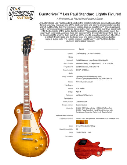 2017 Gibson Custom Shop 1958 Les Paul Historic '58 Reissue BURSTDRIVER Flametop R8 VOS