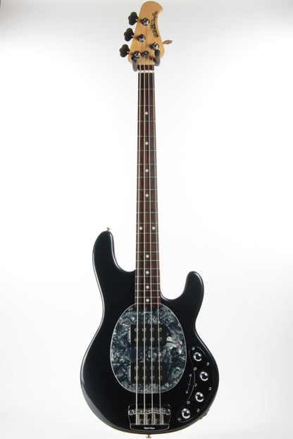 2008 Ernie Ball Music Man HH StingRay Bass - 3 EQ, Sapphire Black, Rosewood Board