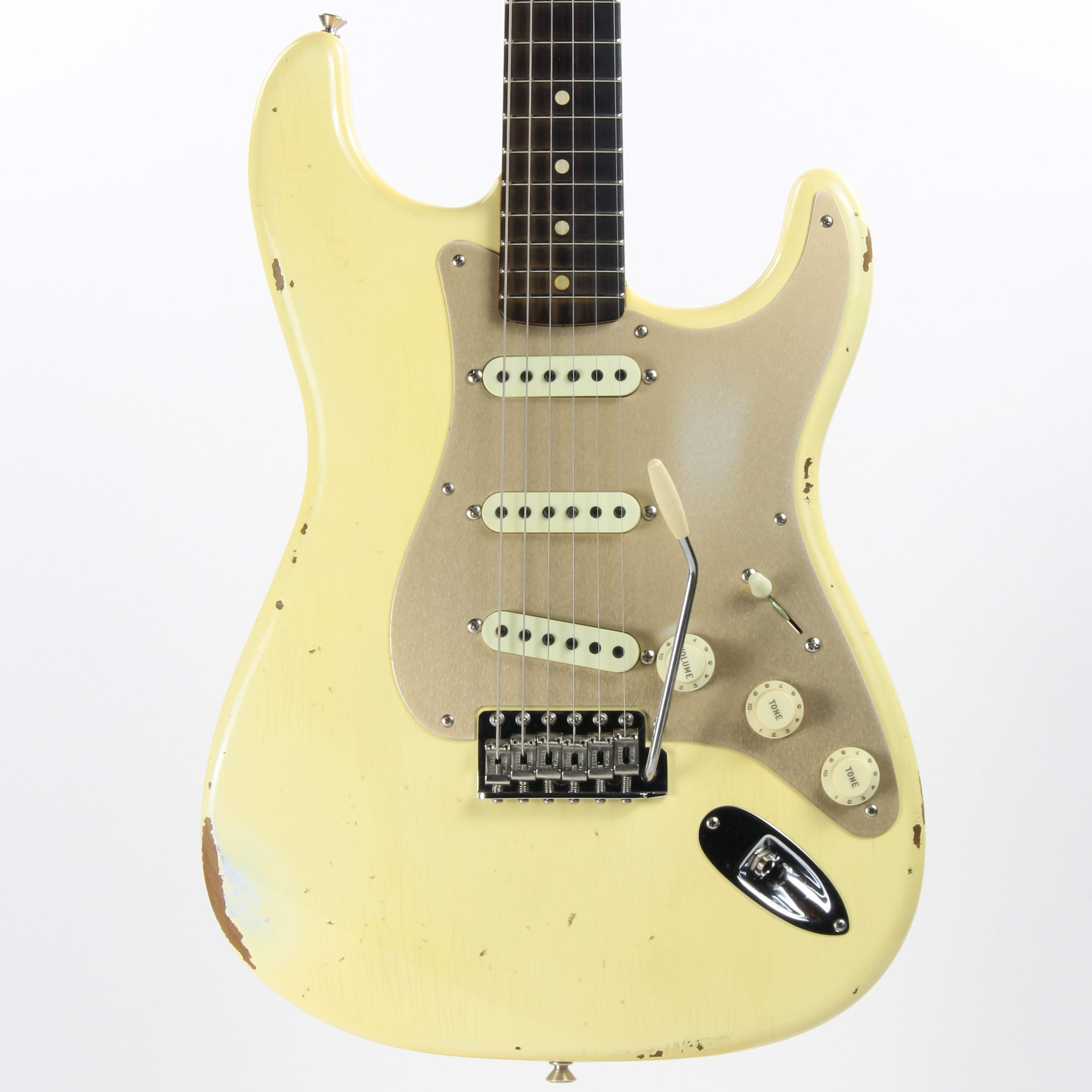 *SOLD*  2017 NAMM Fender Custom Shop Relic 30th Anniversary 1960 Roasted Stratocaster LTD Aged Vintage White Birdseye Neck