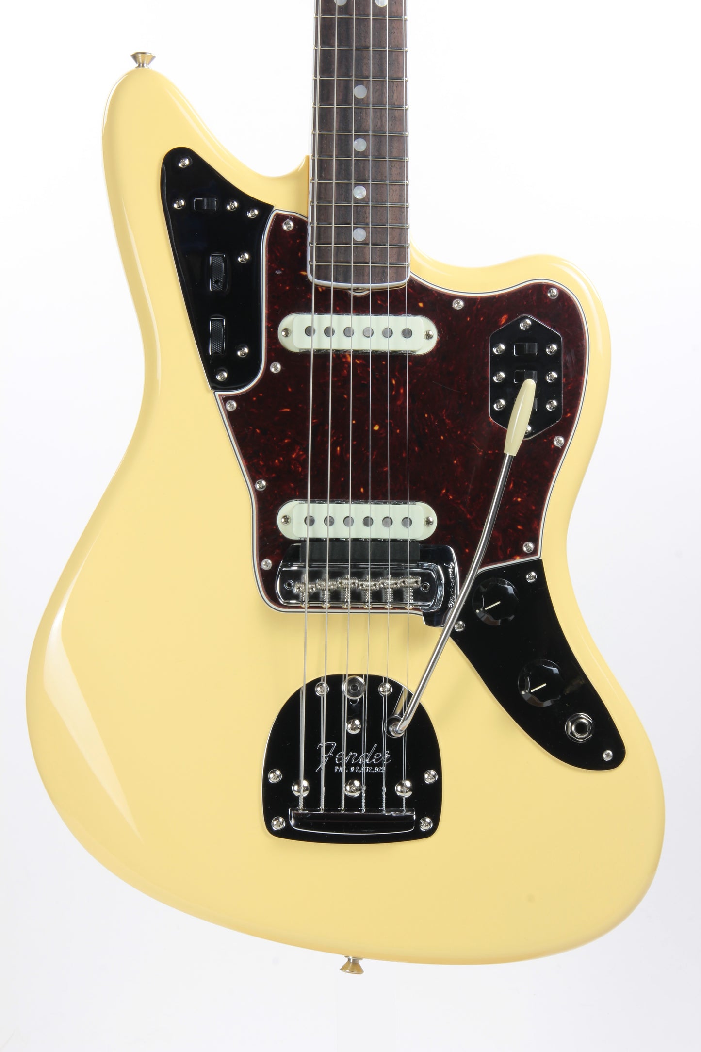 Fender 1965 American Vintage Thin Skin Jaguar Reissue - White, Matching Headstock, Bound, Lacquer, AVRI