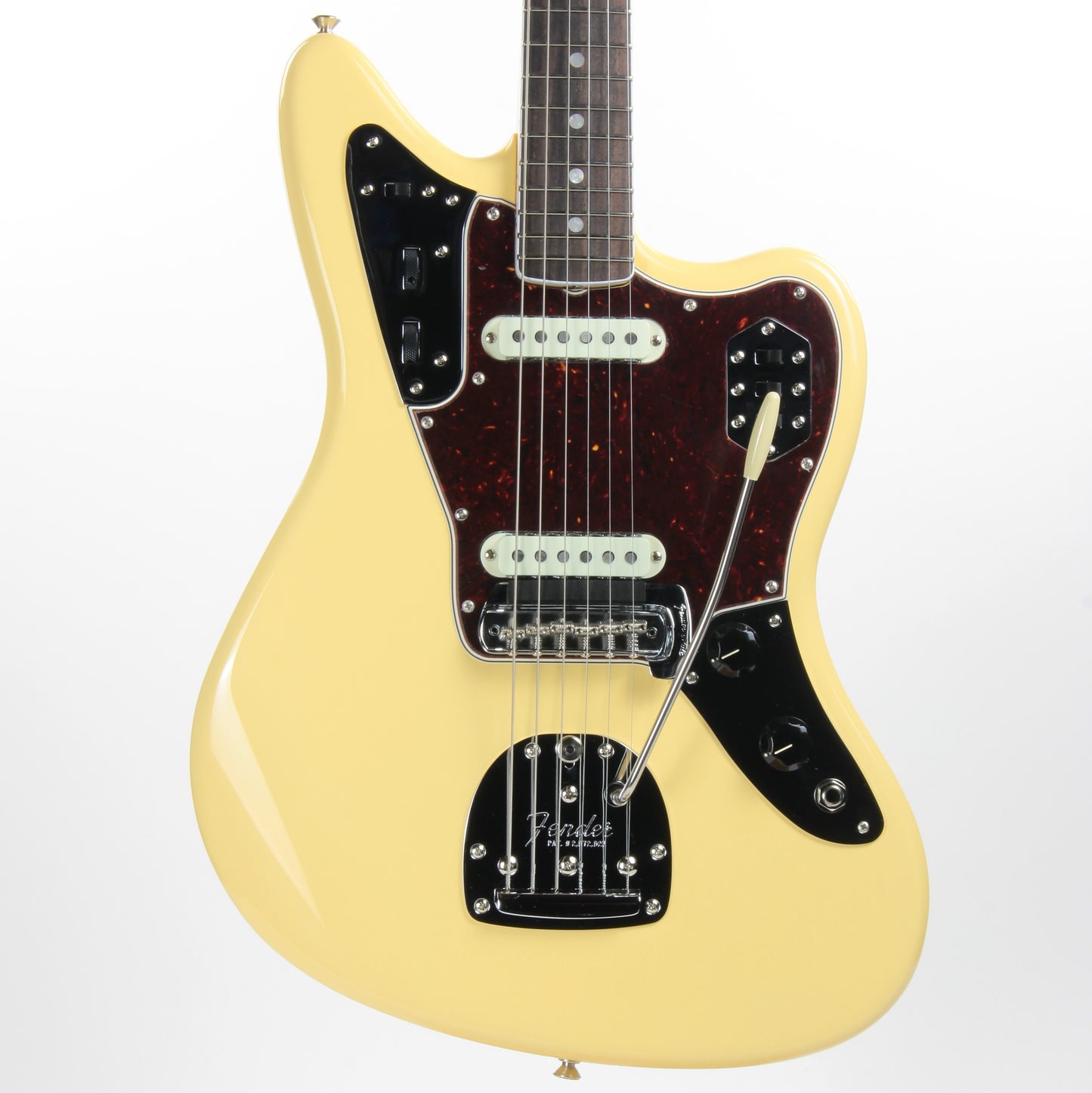 Fender 1965 American Vintage Thin Skin Jaguar Reissue - White, Matching Headstock, Bound, Lacquer, AVRI