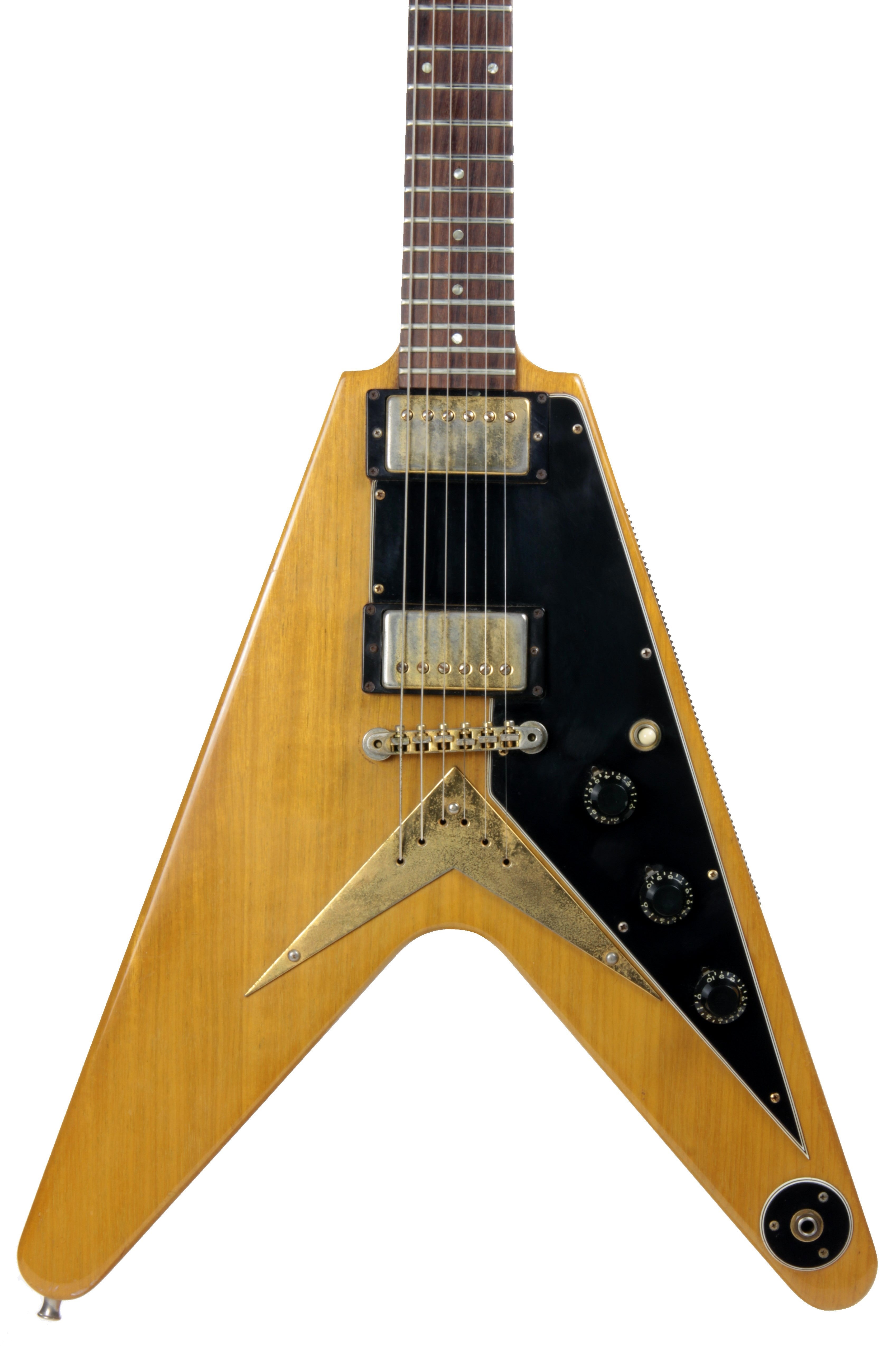 *SOLD* 1983 Gibson Flying V Natural KORINA Heritage Series 1958 Reissu ...