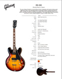 *SOLD*  2018 Gibson Memphis ES-330 Sunset Burst w/ OHSC COA! Hollowbody P90's Block Inlays 335