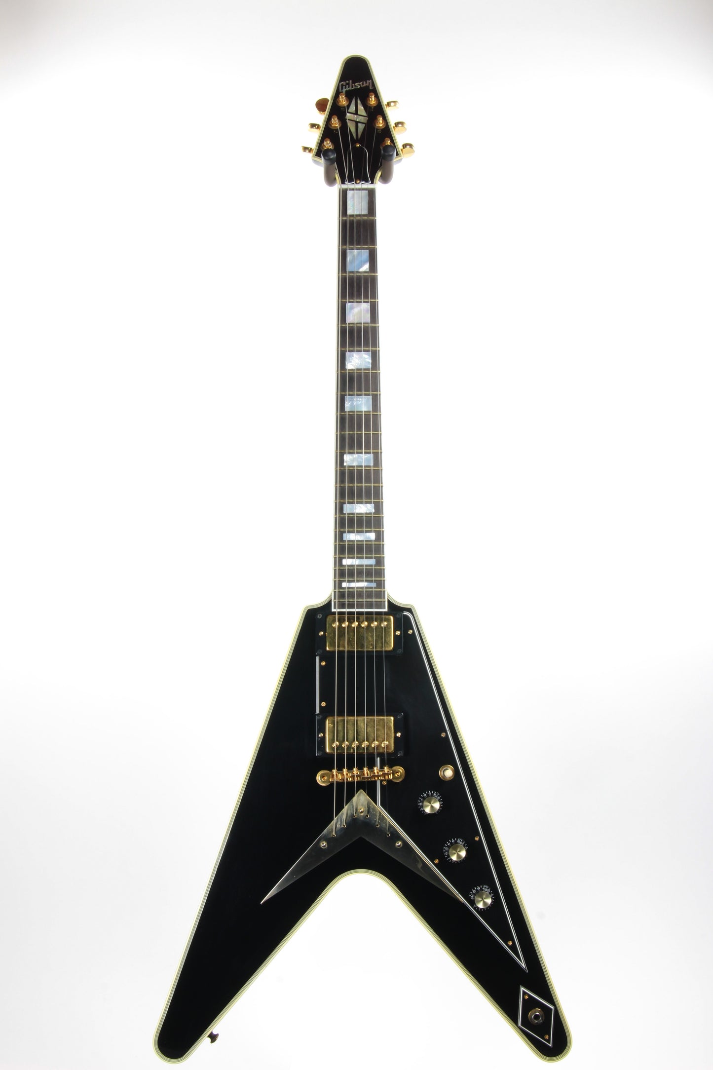 2002 Gibson Flying V Custom Shop Ebony Fingerboard Black Limited Edition Historic - Only 40 Made!