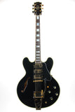 *SOLD*  2019 Gibson Memphis Limited Edition ES-355 Black Beauty 3 Pickups Bigsby - Les Paul Custom Ebony