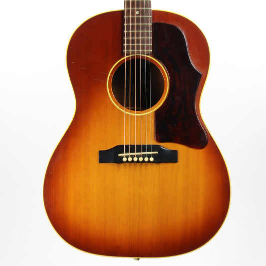 1965 Gibson LG-1 Sunburst Small Body Acoustic Flat Top - No Cracks! - Wide Nut 1-11/16"