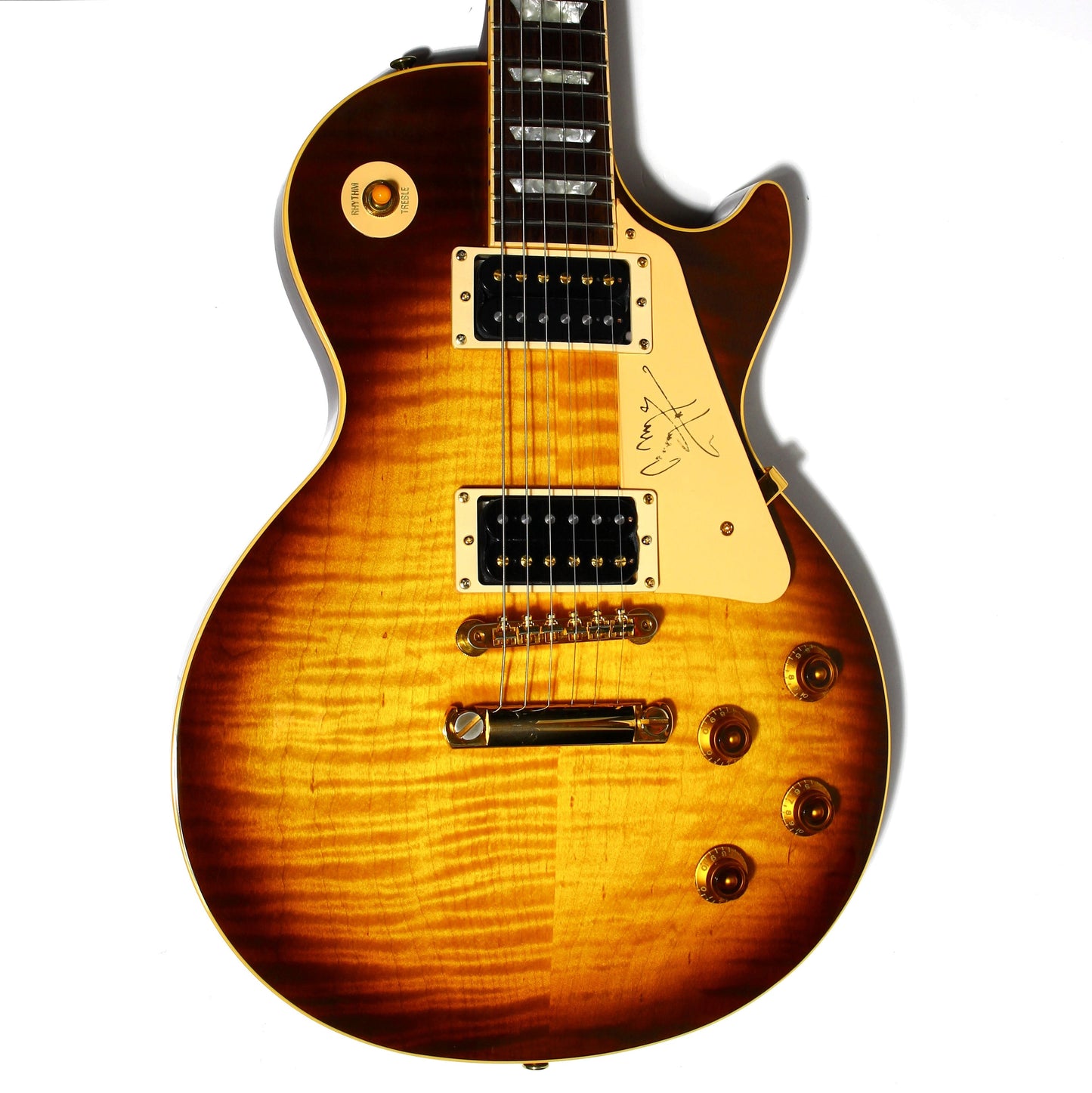 1995 Gibson Jimmy Page Les Paul Standard Signature 1959 Model - Iced Tea Plus Flametop Classic