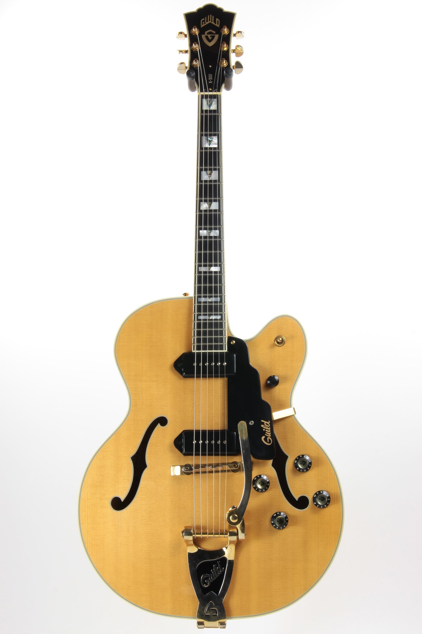 2001 Guild USA X-500T Paladin Blonde - Westerly RI Factory, P90's, Bigsby, DE-500 Duane Eddy Type