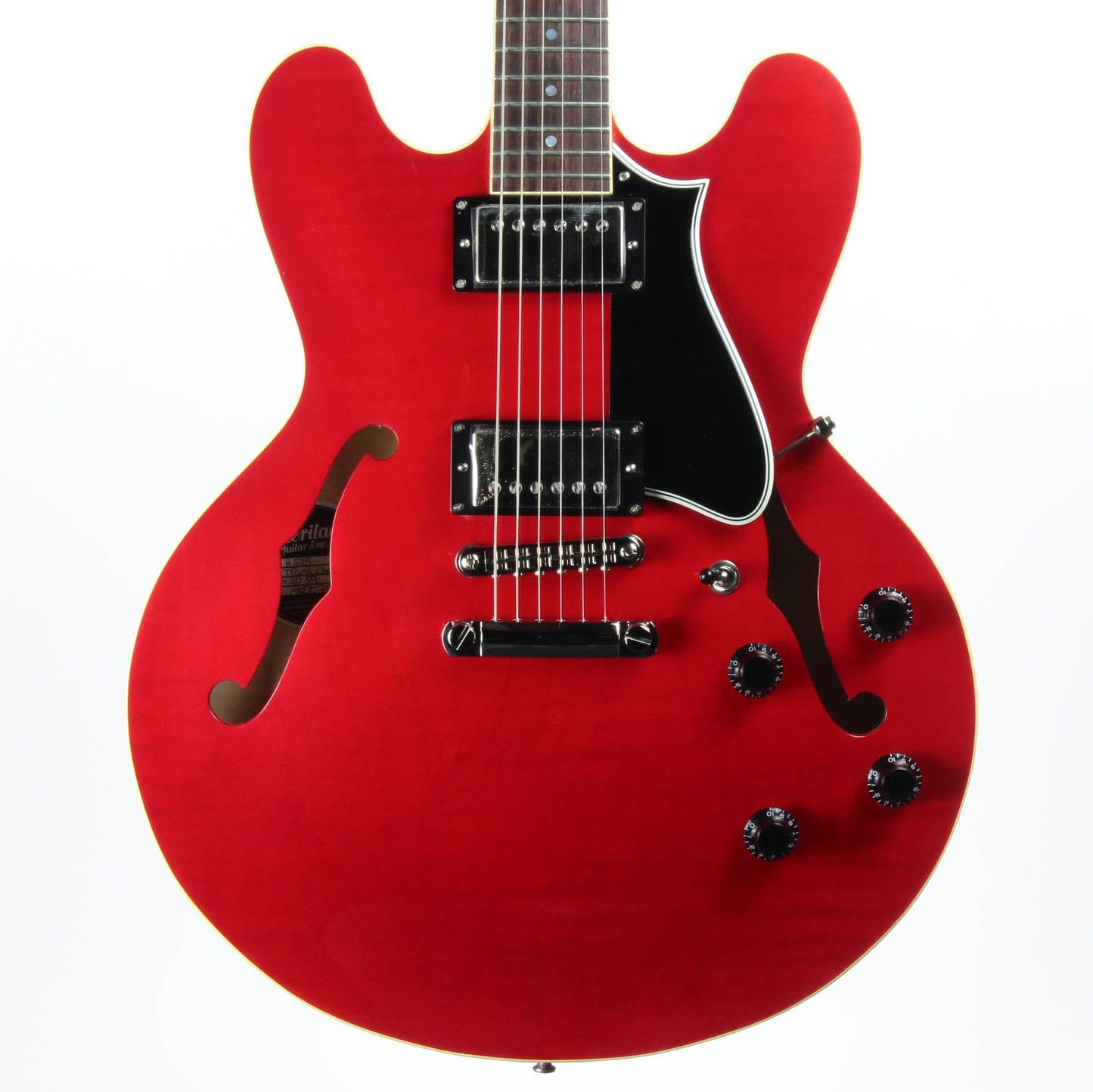 2021 Heritage H-535 Trans Cherry Red - 335 Style Semi-Hollowbody