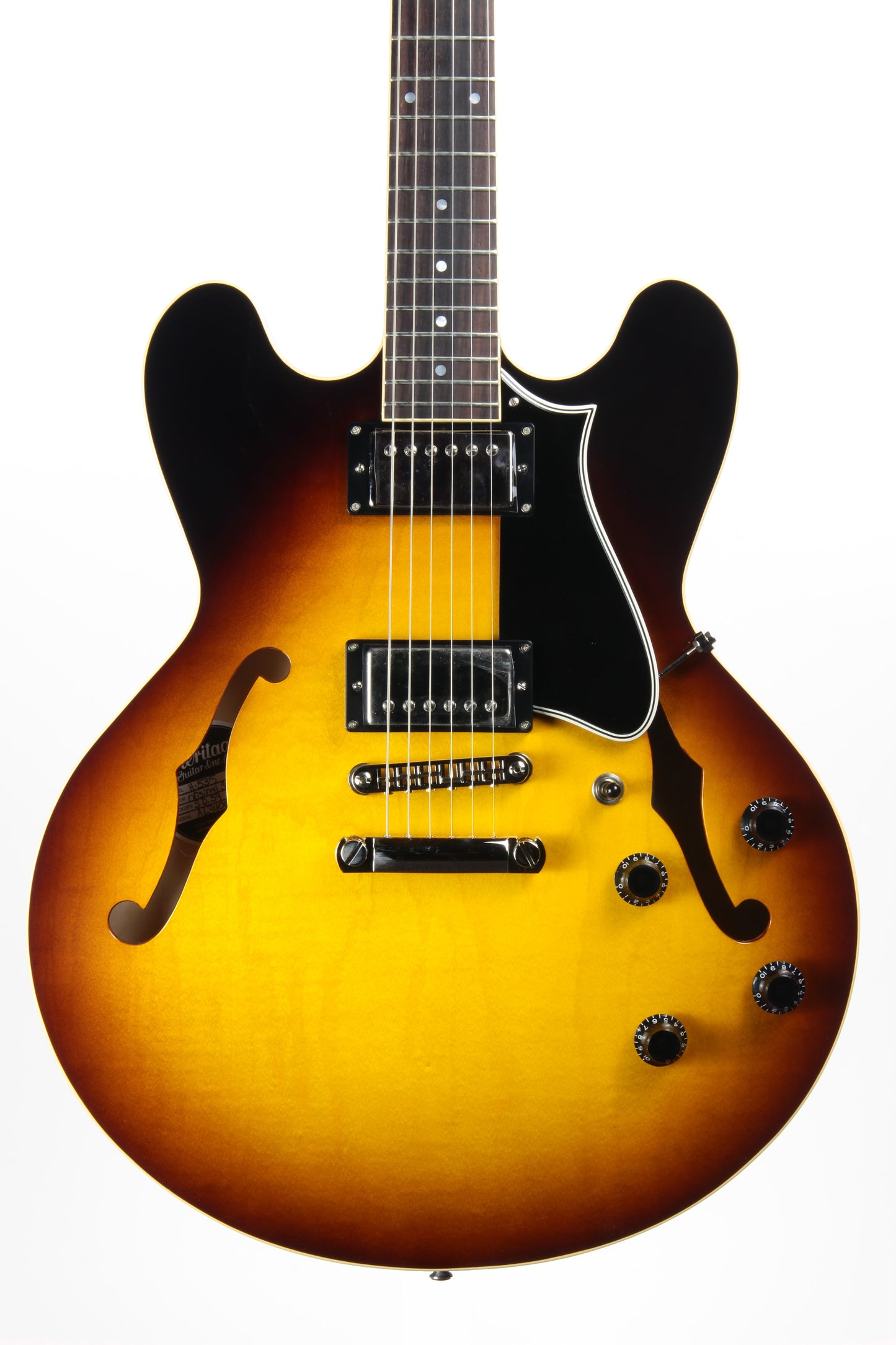 2021 Heritage H-535 Original Sunburst - 335 Style Semi Hollowbody