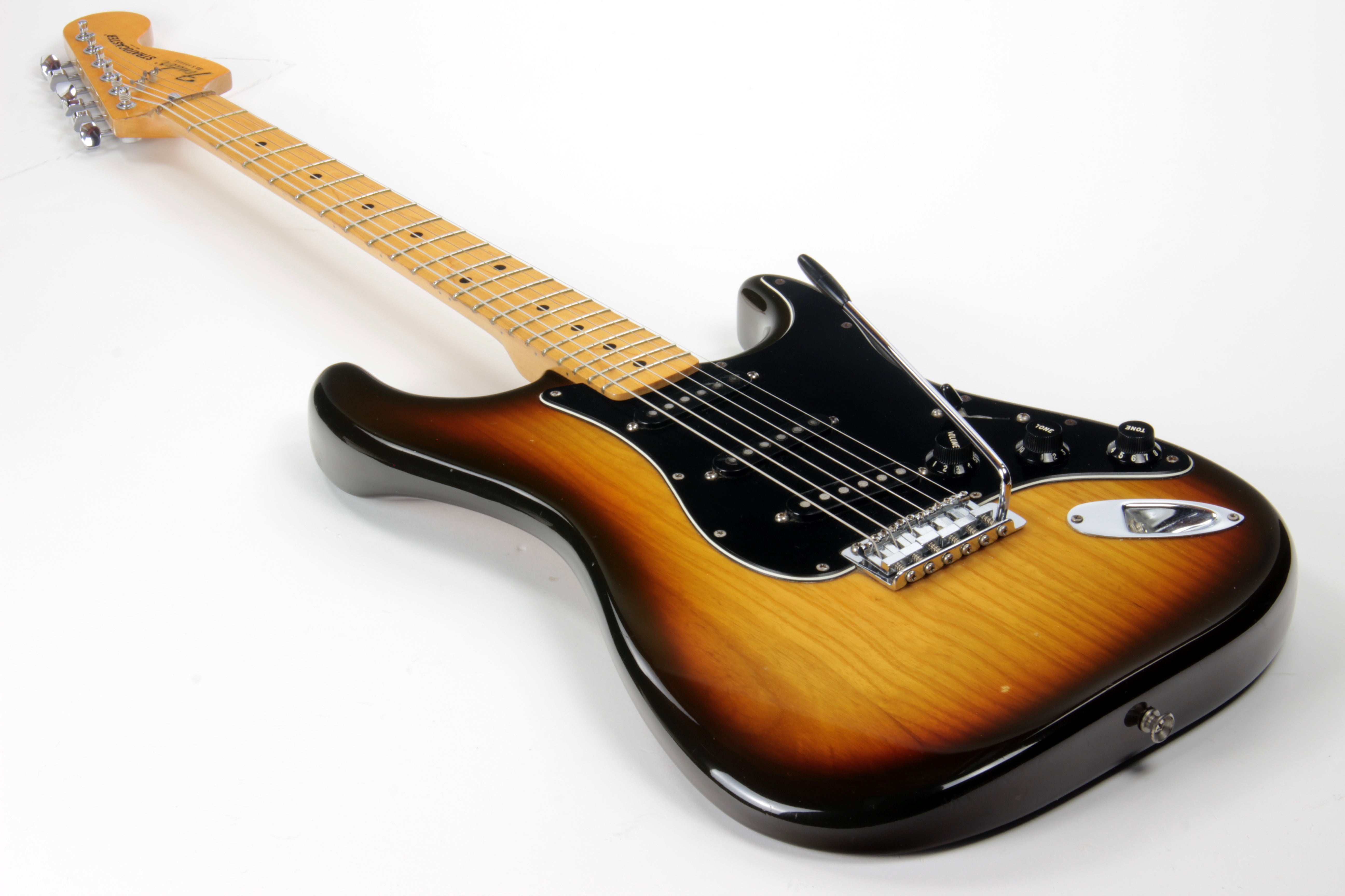 1979 Fender Stratocaster ASH 3-Tone Brown Sunburst - Maple Neck Strat –  Kansas City Vintage Guitars