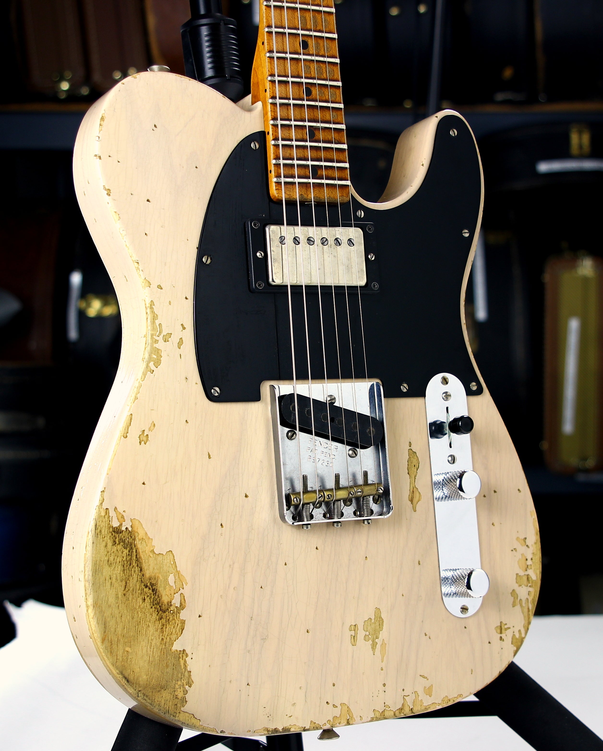 *SOLD*  2019 Fender Custom Shop Limited Edition 1951 Nocaster '51 Telecaster HS Tele - Heavy Relic Dirty White Blonde, Ash Body, NAMM