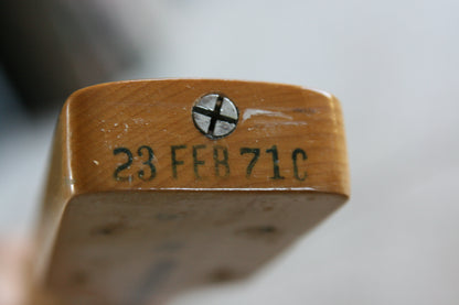 1970's Fender Neck Date Stamp 1971 