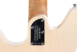 2019 Ernie Ball Music Man Valentine - Trans Buttermilk, Shell Pickguard, Roasted Figured Maple Neck & Fretboard