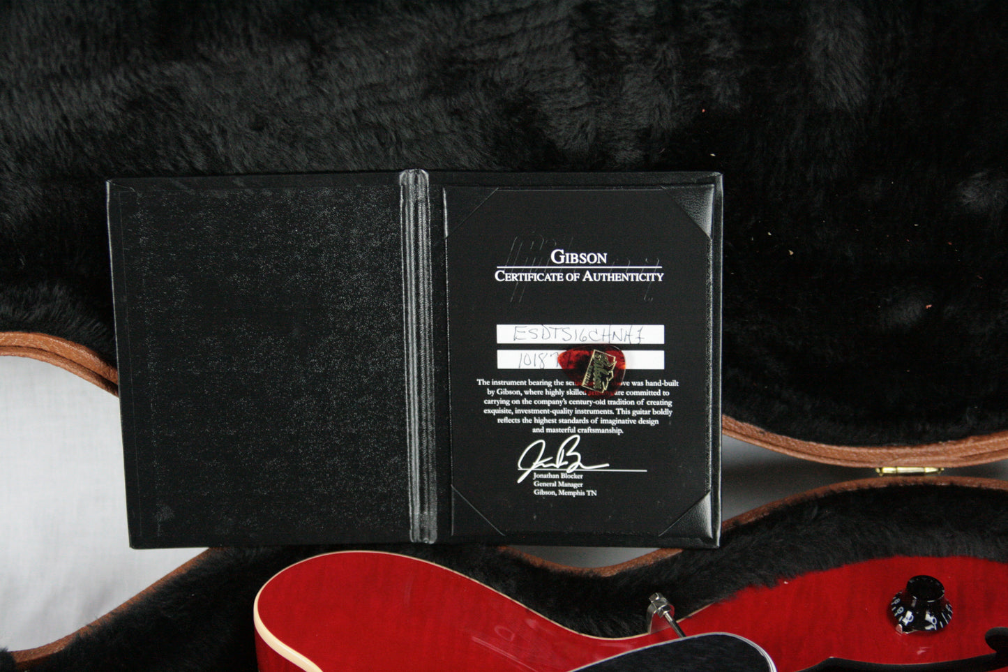 2017 Gibson ES-335 FIGURED Cherry Red Flametop! Block inlays! Memphis 345 355