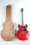 2017 Gibson ES-335 FIGURED Cherry Red Flametop! Block inlays! Memphis 345 355
