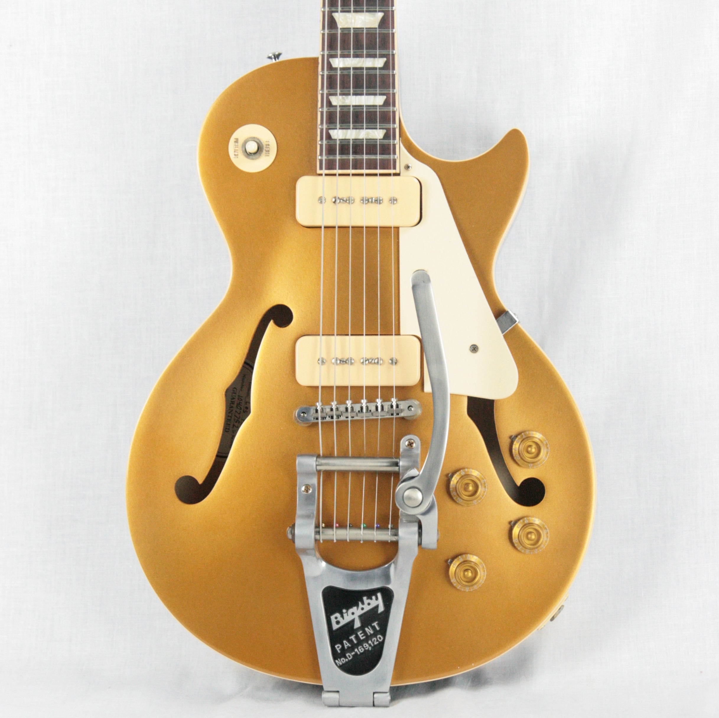 *SOLD*  2017 Gibson ES Les Paul Goldtop w/ Bigsby & P90 Pickups! 335 LP Gold Top!
