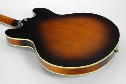 1983 Epiphone Japan Sheraton Matsumoku MIJ - Sunburst Finish, Stop Tail, pre-elite elitist