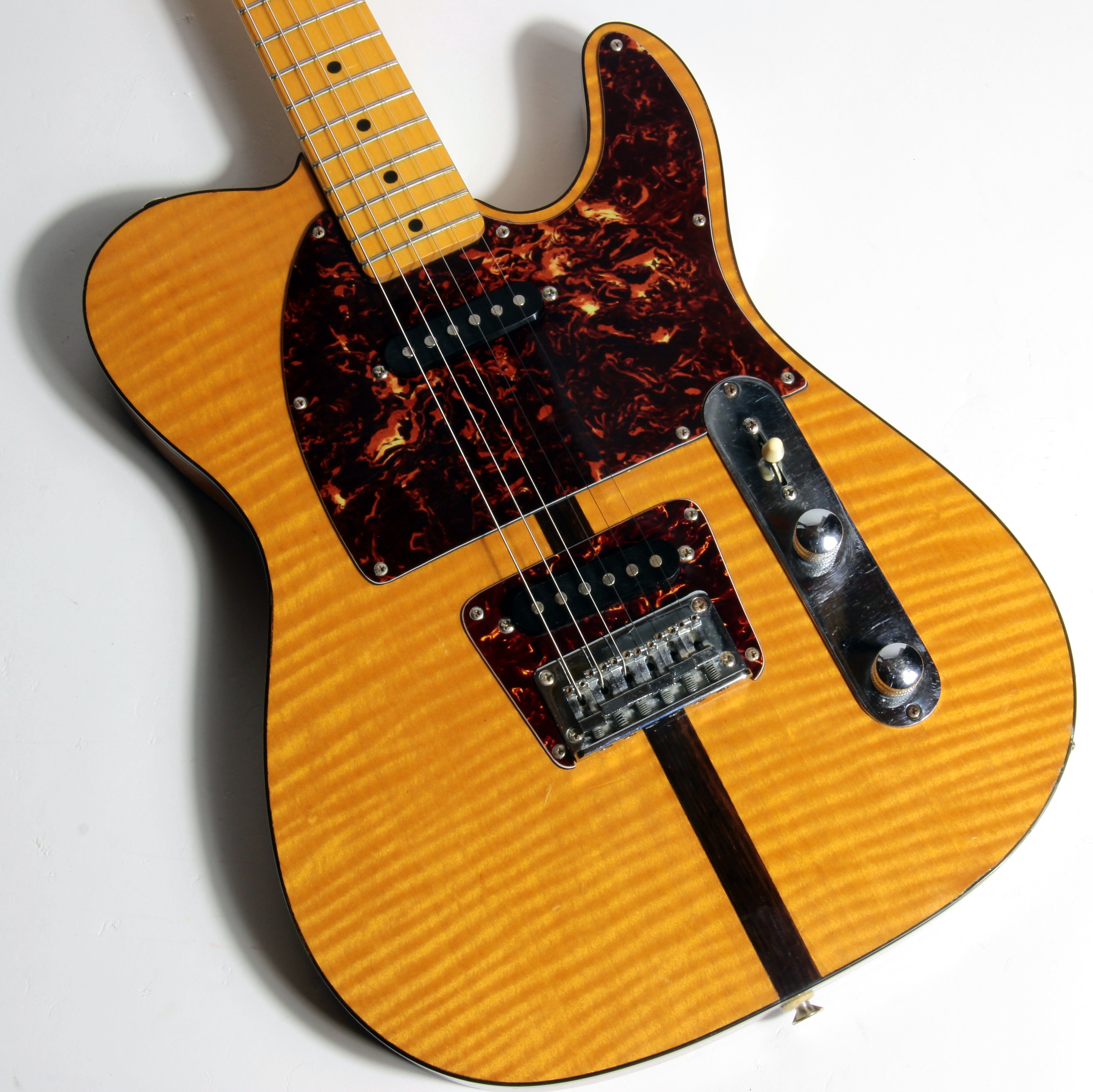 *SOLD*  c. 1985 Hohner The Prinz Madcat Tele Lawsuit Headstock - w/ Fender Telecaster Case, Prince style
