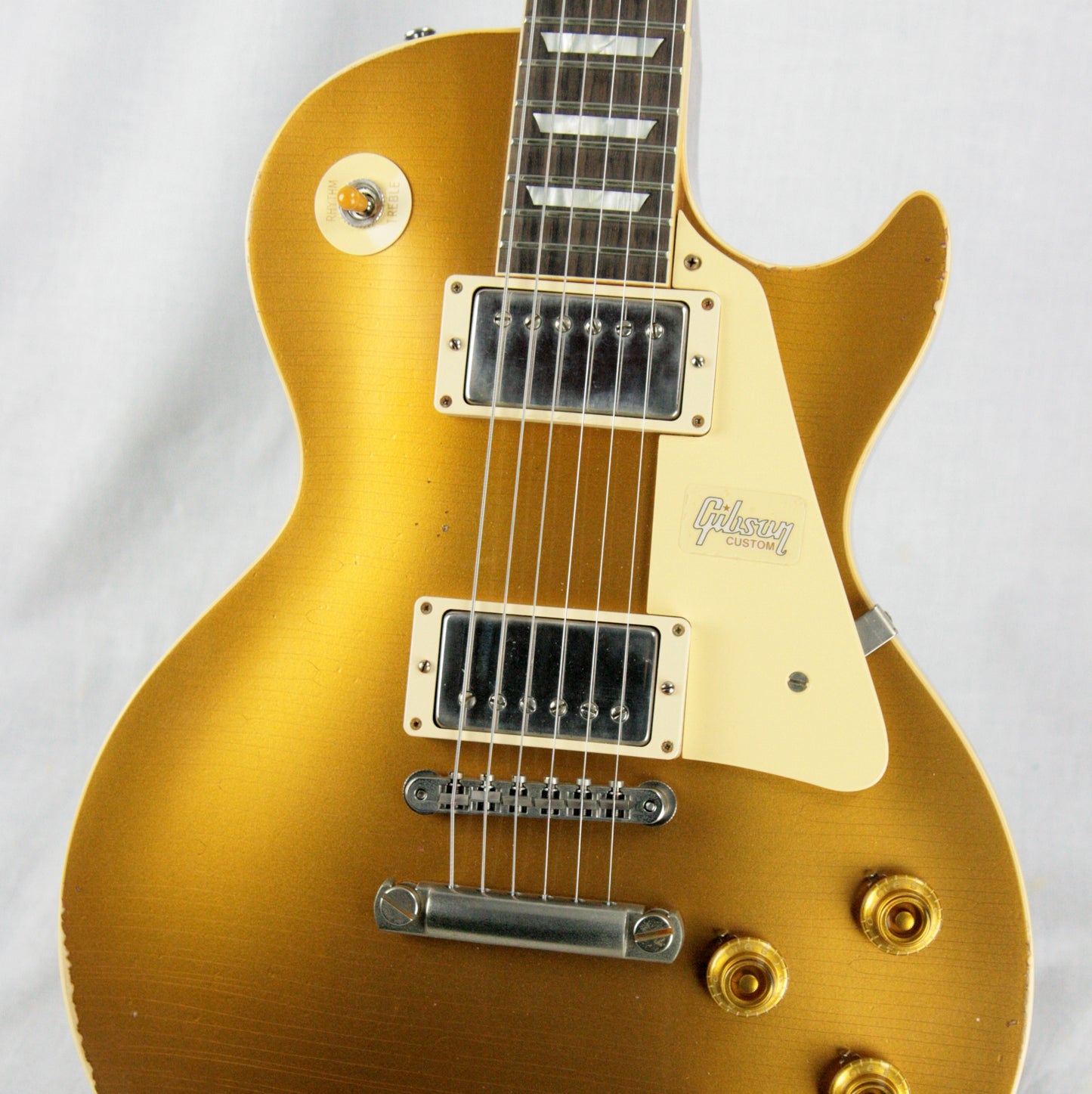 2018 Gibson 1957 HEAVY AGED Goldtop Les Paul Historic Reissue! R7 57 8.9 lbs!